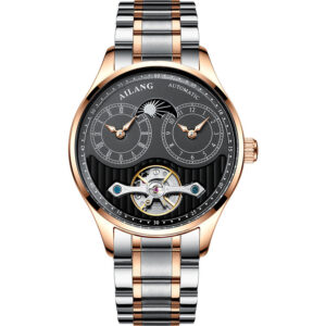 Timeless Elegance: Men's Automatic Mechanical Leather Watch